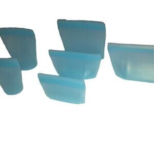 Reusable Food Container Silicone Bag, Upgrade Second Generation 6 Pcs Containers